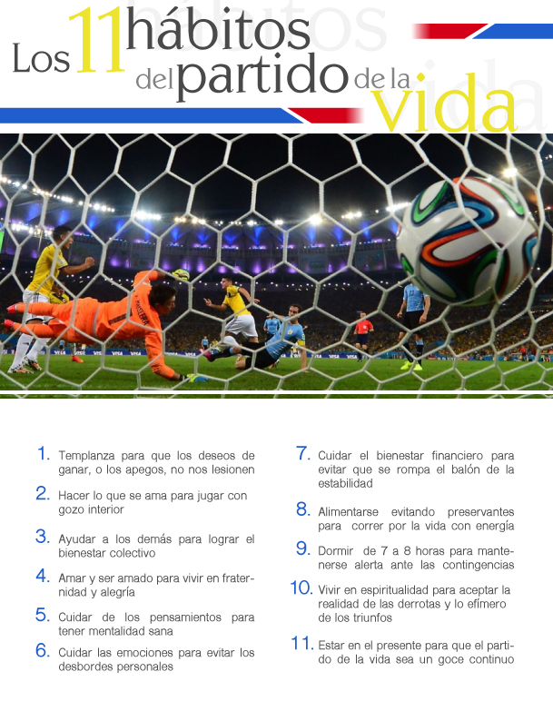 Los 11 hábitos del partido de la vida