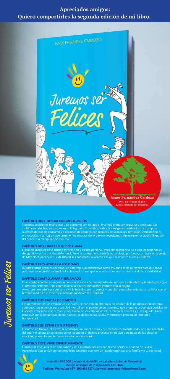 Segunda edición del libro Juremos Ser Feleices